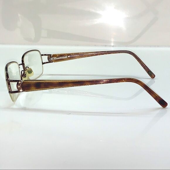 Safilo Elasta Women Half Rim Bronze Eyeglass Frame - Picture 1 of 8